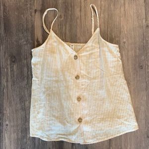Striped Linen Tank